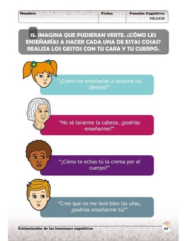 Estimulación de las funciones cognitivas. Nivel 2. Cuaderno 9: Praxis