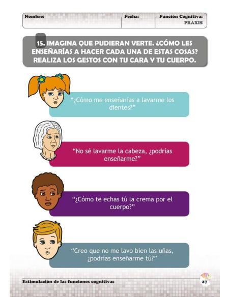 Estimulación de las funciones cognitivas. Nivel 2. Cuaderno 9: Praxis Estimulación de las funciones cognitivas. Nivel 2. Cuaderno 9: Praxis