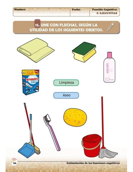 Estimulación de las funciones cognitivas. Nivel 2. Cuaderno 10: Funciones ejecutivas