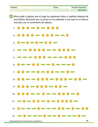 Estimulación de las funciones cognitivas. Nivel adultos. Cuaderno 4: Atención