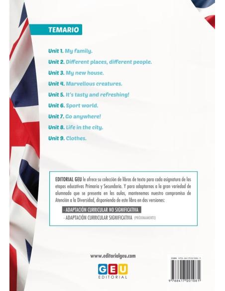 Inglés 1. Educación Secundaria. Adaptación curricular