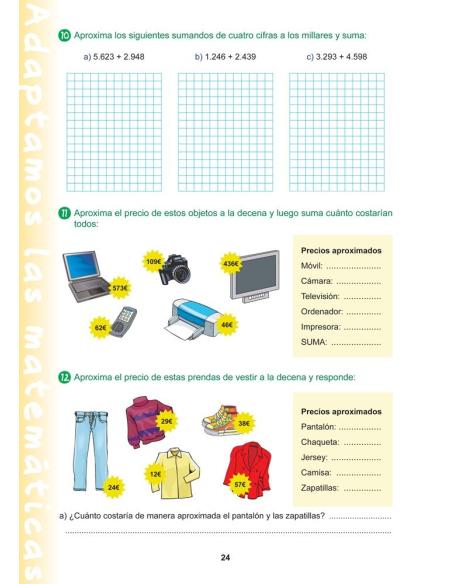 Matemáticas 5. Educación Primaria. Adaptación curricular