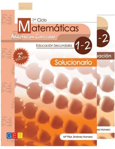 Matemáticas 1-2- Educación Secundaria. Adaptación curricular. Material completo