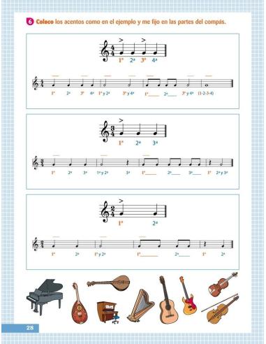 Musiqueando 4. Cuaderno de actividades · Educación Primaria