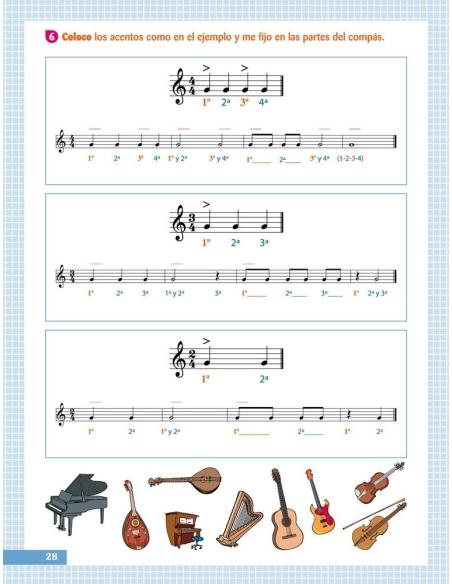 Musiqueando 4. Cuaderno de actividades · Educación Primaria