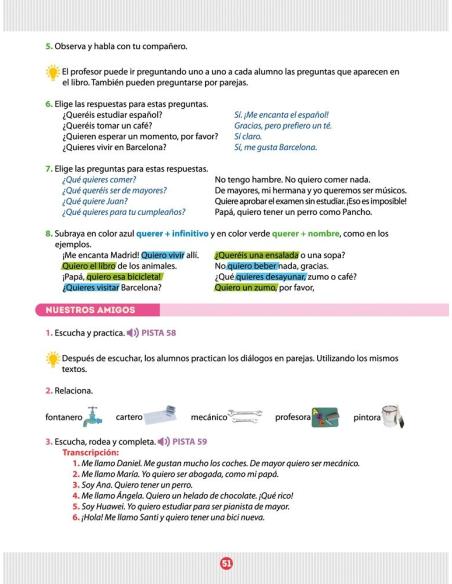 Español entre amigos. Guía del profesor. Curso 1 · Nivel A1 Español entre amigos. Guía del profesor. Curso 1 · Nivel A1