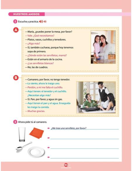 Español entre amigos. Curso 2 · Nivel A1 Español entre amigos. Curso 2 · Nivel A1