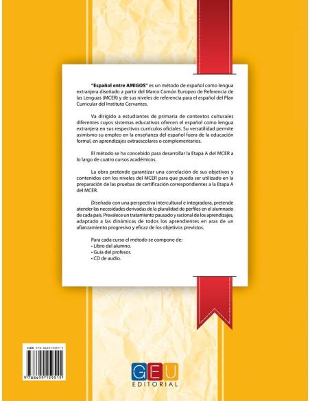 Español entre amigos. Curso 2 · Nivel A1 Español entre amigos. Curso 2 · Nivel A1