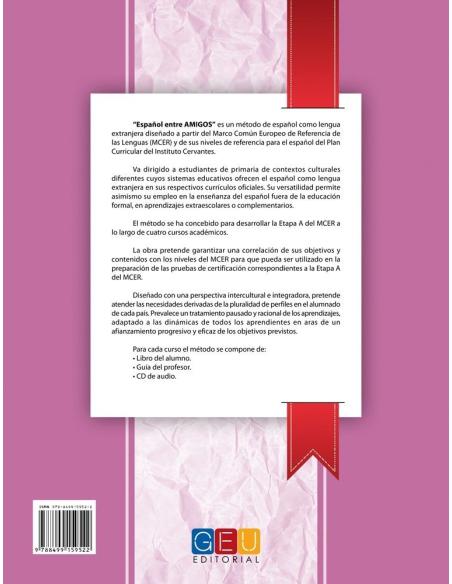 Español entre amigos. Curso 3 · Nivel A2 Español entre amigos. Curso 3 · Nivel A2