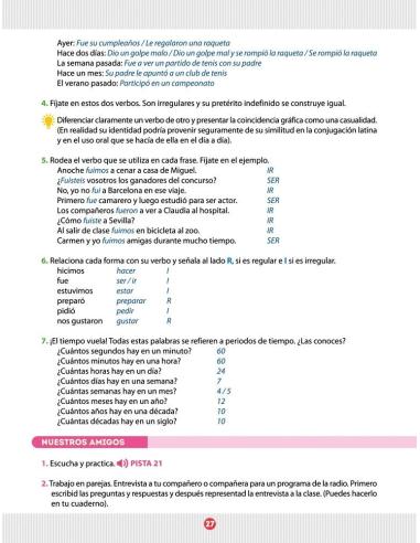 Español entre amigos. Guía del profesor. Curso 3 · Nivel A2