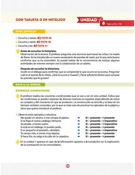 Español entre amigos. Guía del profesor. Curso 4 · Nivel A2