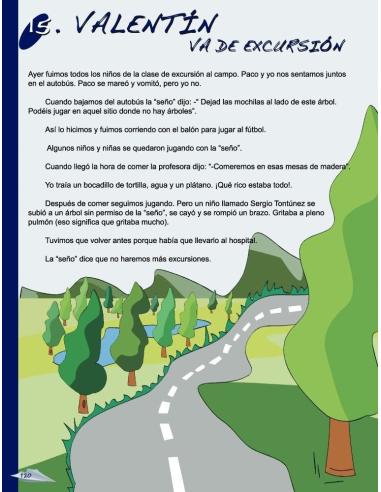 Valentín · Aprendizaje de la Lengua española