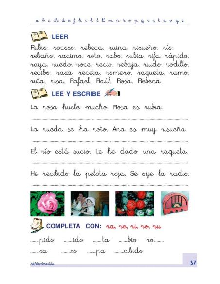 Alfabetización. Proyecto Integra Junior