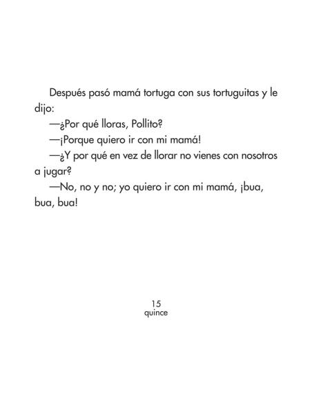 Pollito llorón Pollito llorón