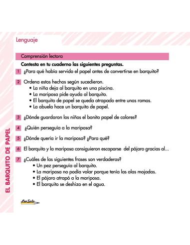 El barquito de papel