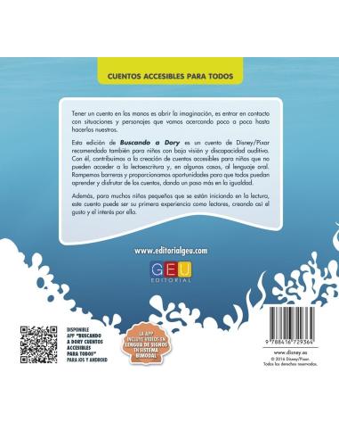Buscando a Dory · Cuento con lectura facilitada