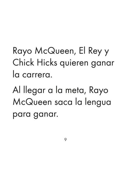 Cars · Cuento con lectura facilitada Cars · Cuento con lectura facilitada