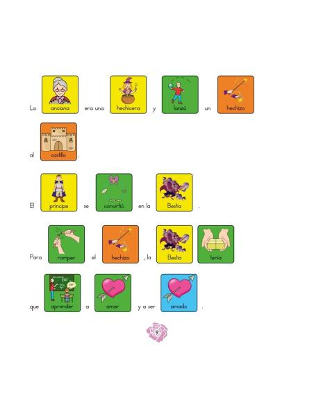 La Bella y la Bestia · Cuento con pictogramas La Bella y la Bestia · Cuento con pictogramas