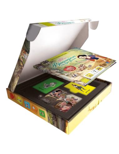 Blancanieves y los Siete Enanitos · Cuento con pictogramas · Caja abierta Blancanieves y los Siete Enanitos · Cuento con pictogramas · Caja abierta