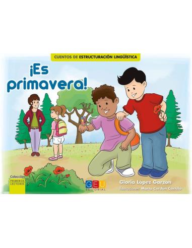¡Es primavera! · Cuento de estructuración lingüística · Portada ¡Es primavera! · Cuento de estructuración lingüística · Portada