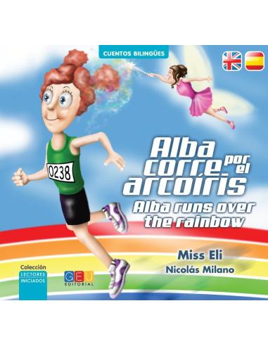 Alba corre por el arcoíris · Alba runs over the rainbow