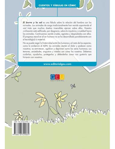 Cuentos y fábulas en cómic: El burro y la sal