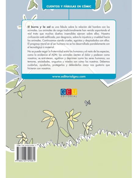 Cuentos y fábulas en cómic: El burro y la sal Cuentos y fábulas en cómic: El burro y la sal