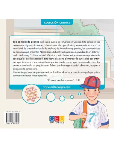 Leo, cambio de planes · Un cuento sobre el trastorno del espectro autista (TEA)