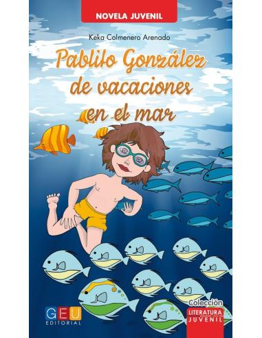 Pablito González de vacaciones en el mar
