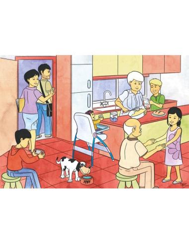 Láminas para expresión oral y estructuración de frases · Enséñame a hablar