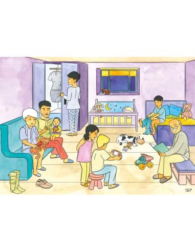 Láminas para expresión oral y estructuración de frases · Enséñame a hablar