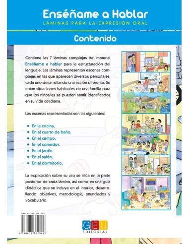 Láminas para expresión oral y estructuración de frases · Enséñame a hablar