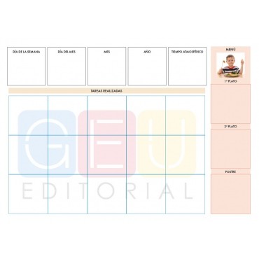 Agenda de comunicación visual imantada: Material del docente 2