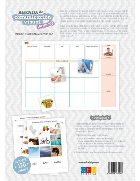 Agenda de comunicación visual imantada: Material del docente Agenda de comunicación visual imantada: Material del docente