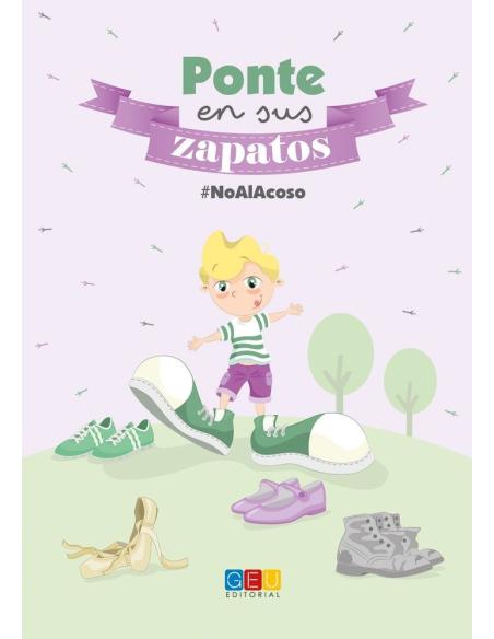 Libreta "Ponte en sus zapatos: No al acoso" · A5 · Tapa blanda