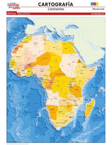 Mapa de África. Político