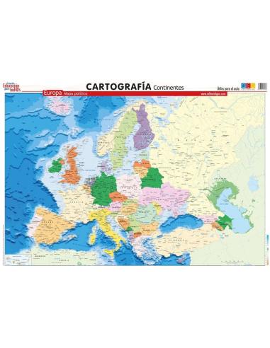 Mapa De Europa Politico Editorial Geu