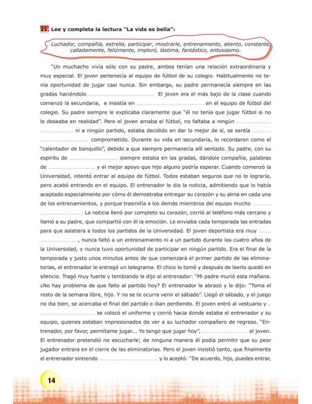 Palabras. Expresión y vocabulario · Nivel 2. Cuaderno 1: El ser humano. Cuerpo y persona Palabras. Expresión y vocabulario · Nivel 2. Cuaderno 1: El ser humano. Cuerpo y persona