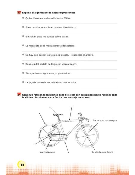 Palabras. Expresión y vocabulario · Nivel 2. Cuaderno 8: Los deportes y el juego Palabras. Expresión y vocabulario · Nivel 2. Cuaderno 8: Los deportes y el juego
