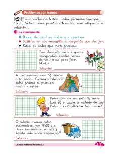 Os meus problemas favoritos 3.2. Estrategias matemáticas que facilitan la resolución de problemas. 2
