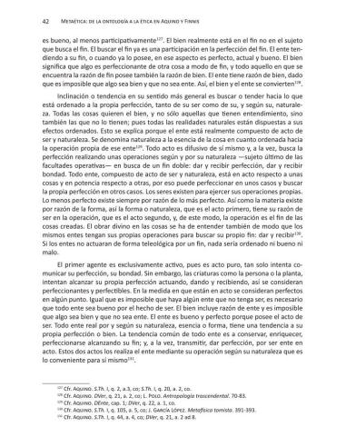 Metaética: de la ontología a la ética en Aquino y Finnis