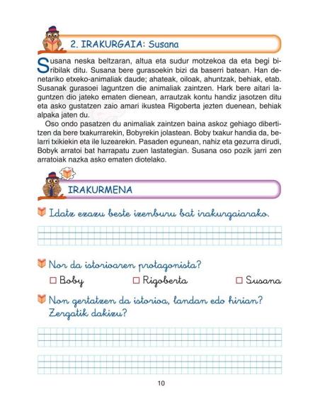 Irakurgai ulergarriak 8 Irakurgai ulergarriak 8