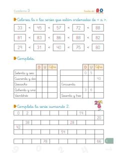Pack 1º Matemáticas (Números) + Organizador semanal de regalo