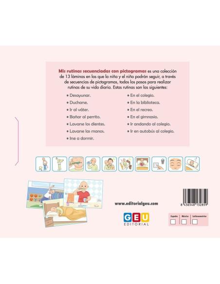 Mis rutinas secuenciadas con pictogramas (versión chico) Mis rutinas secuenciadas con pictogramas (versión chico)