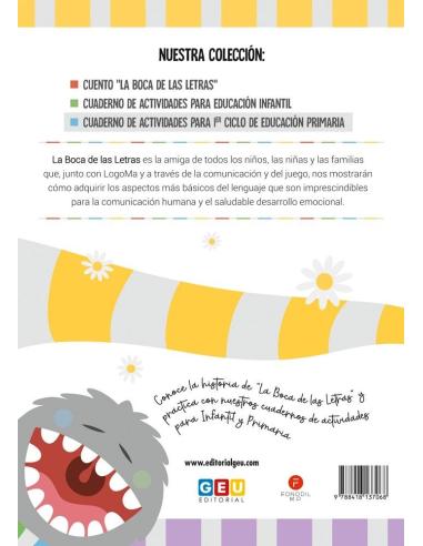 La Boca de las Letras · Cuaderno de actividades para 1er Ciclo de Educación Primaria