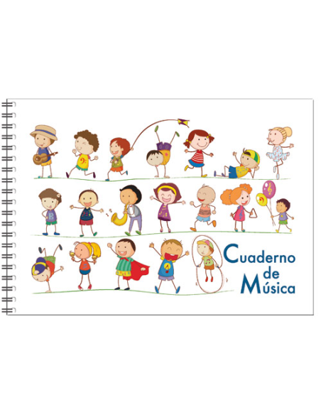 Cuaderno de música. Formato A5 Cuaderno de música. Formato A5