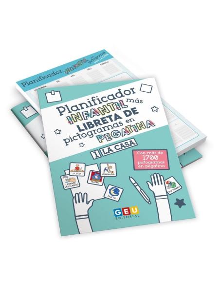 Pack planificador + libreta de pegatinas la casa GEU Pack planificador + libreta de pegatinas la casa GEU