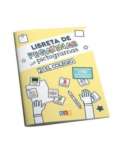 Libreta de pegatinas con pictogramas El colegio