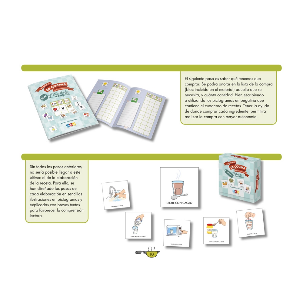 Mis recetas de cocina con pictogramas