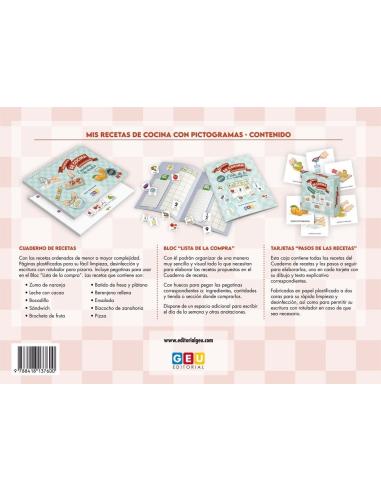 Mis recetas de cocina con pictogramas
